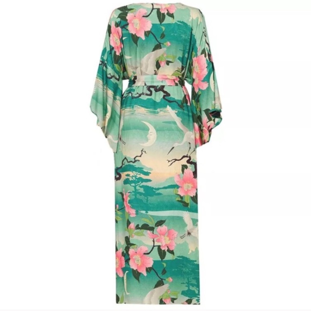 Tropical Bohemian Kimono Duster - Picture 6 of 8